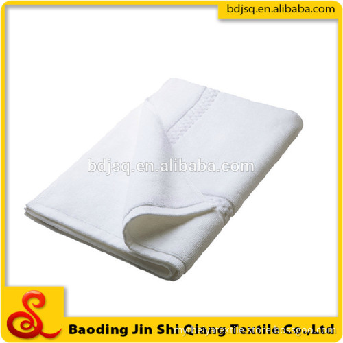 high quality bathroom bathmat 100% cotton classic white for home and hotel use